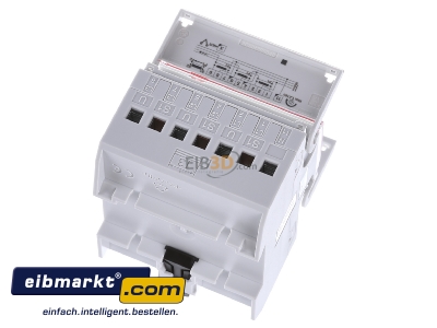 Top rear view ABB Stotz S&J 2CMA100177R1000 Direct kilowatt-hour meter 1A
