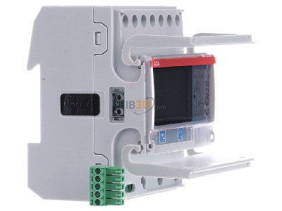 View on the left ABB B24 112-100 Transformer kilowatt-hour meter 1A 
