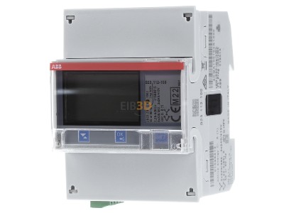 Front view ABB B23 112-100 Direct kilowatt-hour meter 5A 
