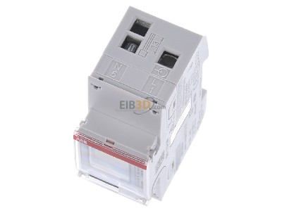 View up front ABB B21 113-100 Direct kilowatt-hour meter 5A 
