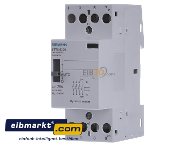 Frontansicht Siemens Indus.Sector 5TT5830-6 Insta Schtz 25A,230VAC,4S 