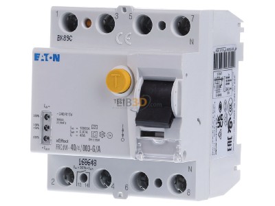 Front view Eaton FRCDM-40/4/003-G/A Residual current breaker 4-p 40/0,03A 

