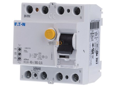 Frontansicht Eaton FRCDM-40/4/003-G/A FI-Schalter 40A 4p 30mA 