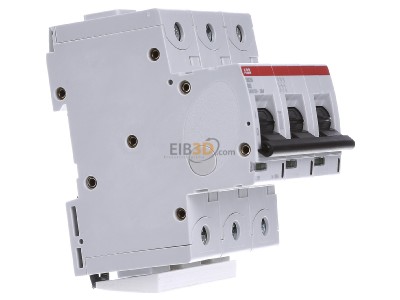 View on the left ABB S803N-B80 Miniature circuit breaker 3-p B80A 
