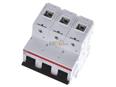 View up front ABB S803N-B80 Miniature circuit breaker 3-p B80A 
