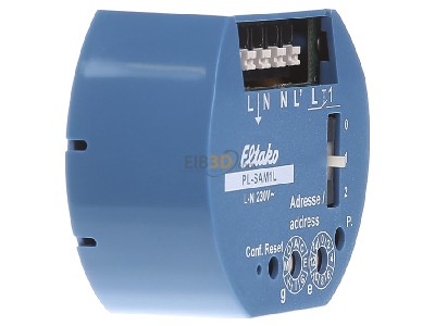 View on the left Eltako PL-SAM1L Switch actuator for home automation 1-ch 
