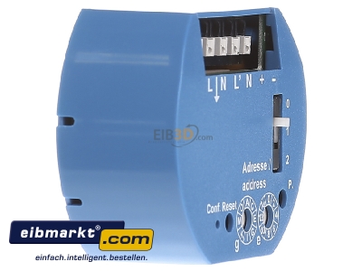 Ansicht links Eltako PL-AMD10V Dezentraler-Dimm-Aktor 1-10V 