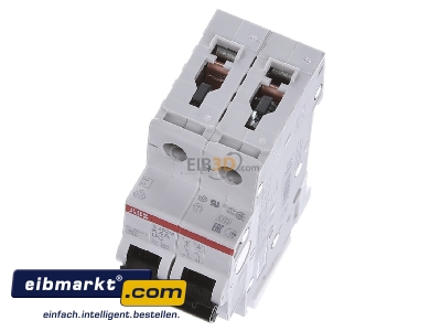 Ansicht oben vorne ABB Stotz S&J 2CDS272061R0337 Sicherungsautomat S202M-K4UC