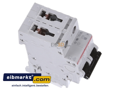 Ansicht oben links ABB Stotz S&J 2CDS272061R0337 Sicherungsautomat S202M-K4UC