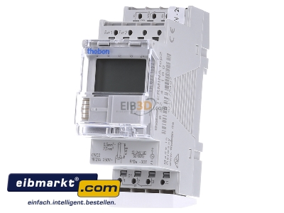 Front view Theben 6224100 Digital time switch 12...24VAC/DC
