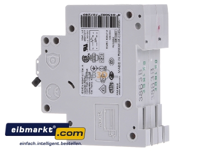 Ansicht rechts Eaton (Moeller) 278724 LS-Schalter 3A, 2-pol., B-Char FAZ-B3/2