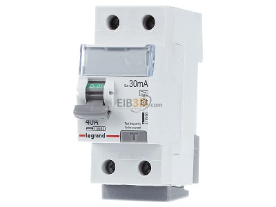 Front view Legrand Bticino 411560 Residual current breaker 2-p 
