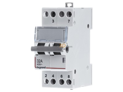 Front view Legrand Bticino 412903 3-way switch (alternating switch) 
