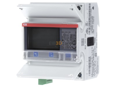 Front view ABB B24 353-100 Transformer kilowatt-hour meter 1A 
