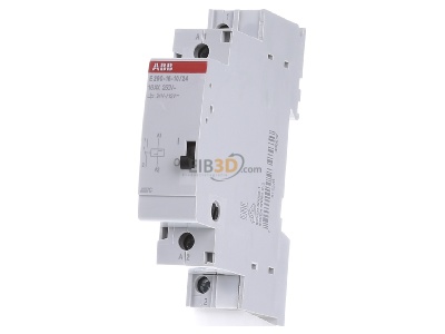 Frontansicht ABB Stotz S&J E290-16-10/24 Stromstoschalter 24VAC/12VDC,16A, 1NO 