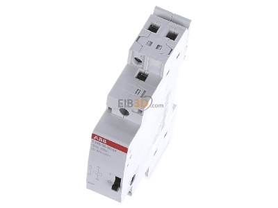 Ansicht oben vorne ABB Stotz S&J E290-16-10/24 Stromstoschalter 24VAC/12VDC,16A, 1NO 