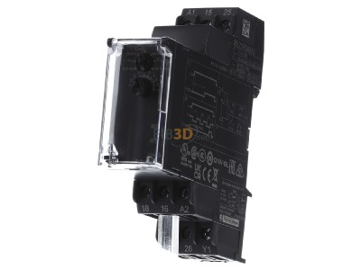 Front view Schneider Electric RE22R2AMU Timer relay AC 24...240V DC 24V 
