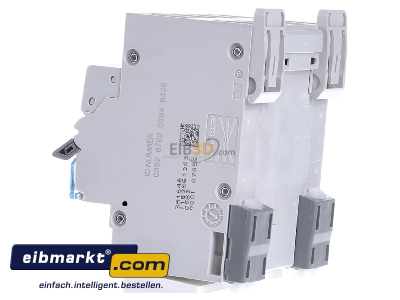 View on the right Hager ADX410D Earth leakage circuit breaker B10/0,03A
