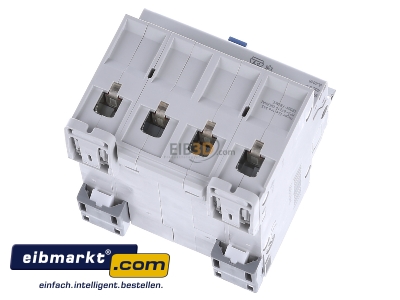Top rear view Hager ADX410D Earth leakage circuit breaker B10/0,03A
