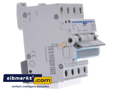 View on the left Hager ADX432D Earth leakage circuit breaker B32/0,03A
