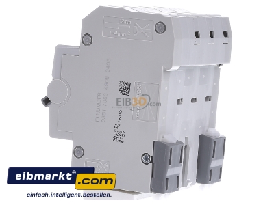View on the right Hager ADZ310D Earth leakage circuit breaker B6/0,03A
