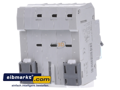 Back view Hager ADZ310D Earth leakage circuit breaker B6/0,03A
