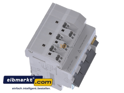 View top left Hager ADZ313D Earth leakage circuit breaker B13/0,03A
