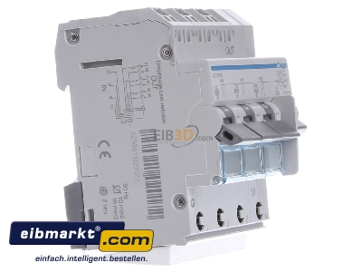 View on the left Hager ADZ363D Earth leakage circuit breaker C13/0,03A

