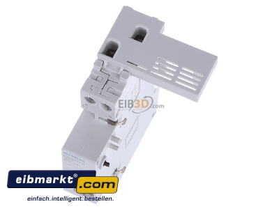 Ansicht oben vorne Siemens Indus.Sector 5SM60212 Brandschutzschalter-Block f. LS u. FI/LS, 16A 5SM6021-2