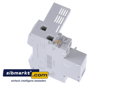 Ansicht oben links Siemens Indus.Sector 5SM60212 Brandschutzschalter-Block f. LS u. FI/LS, 16A 5SM6021-2