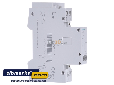 Ansicht links Siemens Indus.Sector 5SM60112 Brandschutzschalter-Block f. LS-Schalter, 16A 5SM6011-2