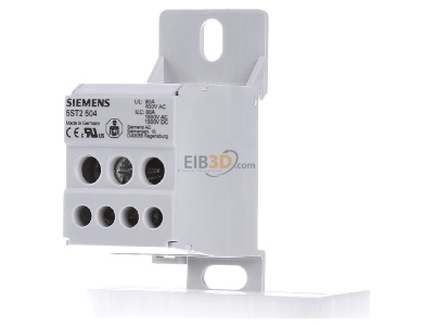 Frontansicht Siemens 5ST2504 Verteilerblock 1pol.,80A,1x16qmm 