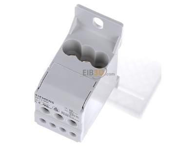 Ansicht oben vorne Siemens 5ST2504 Verteilerblock 1pol.,80A,1x16qmm 
