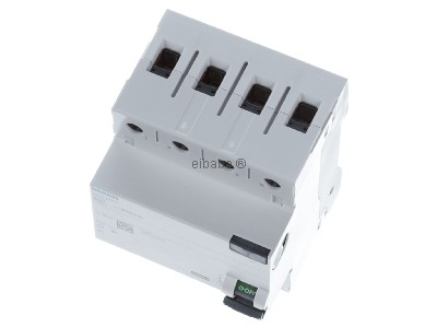 View up front Siemens 5SV3646-8 Residual current breaker 4-p 63/0,3A 
