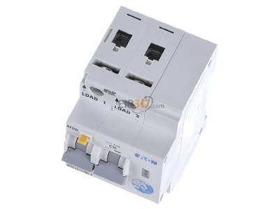 View up front Eaton AFDD-16/2/C/003-A Miniature circuit breaker 2-p C16A 
