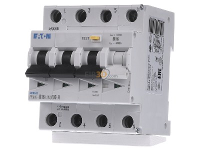 Frontansicht Eaton FRBM6-B16/3N/003-A FI/LS-Schalter B16A, 30mA 