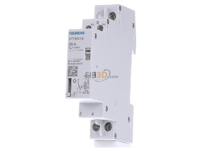 Frontansicht Siemens 5TT4417-5 Fernschalter 24VDC 20A 1W 
