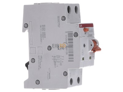 View on the left ABB S-ARC1 C16 Miniature circuit breaker 2-p C16A 
