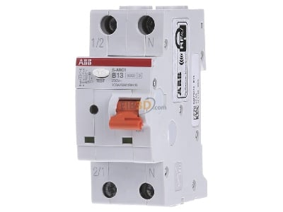 Front view ABB S-ARC1 B13 Miniature circuit breaker 1-p B13A 
