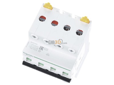 View up front Schneider Electric A9D87416 Residual current breaker 4-p 
