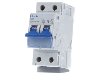 Front view Doepke DLS 6I C32-1+N 10KA Miniature circuit breaker 2-p C32A 
