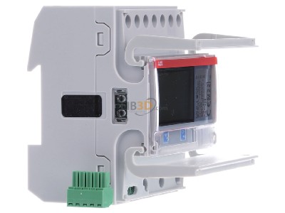 View on the left ABB B24 352-100 Transformer kilowatt-hour meter 1A 
