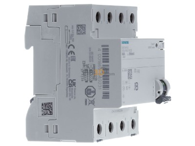 View on the left Siemens 5SV3647-5 Residual current breaker 4-p 80/0,3A 
