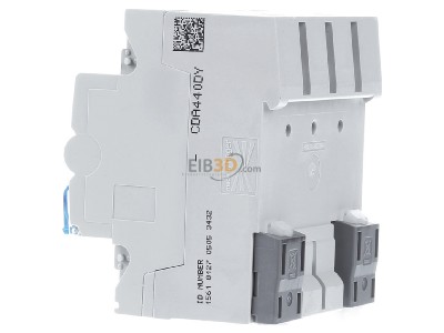 View on the right Hager CDA440DY Residual current breaker 
