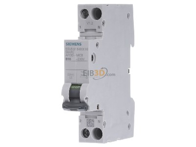 Front view Siemens 5SV6016-6KK16 Miniature circuit breaker 
