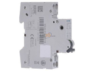 View on the left Siemens 5SV6016-6KK16 Miniature circuit breaker 
