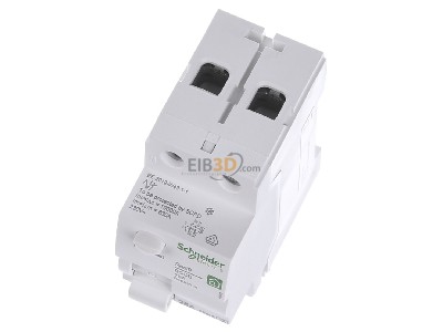 Ansicht oben vorne Schneider Electric R9R26225 Fehlerstrom-Schutzschalter 1P+N,25A,10mA 