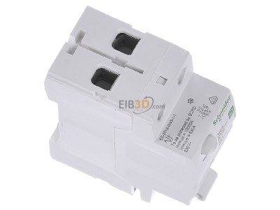 Ansicht oben links Schneider Electric R9R26225 Fehlerstrom-Schutzschalter 1P+N,25A,10mA 