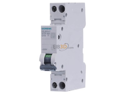 Front view Siemens 5SL6010-7 Miniature circuit breaker 
