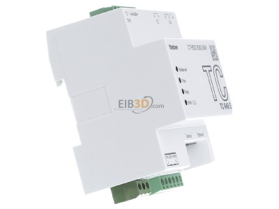 Ansicht links Theben TC649E Zeitschaltuhr digital LAN, Astro 4TE 